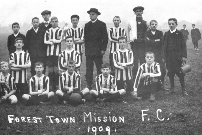 Forest-Town-Mission-1909 Bygones - Notts Football Team Photos 1900-1949