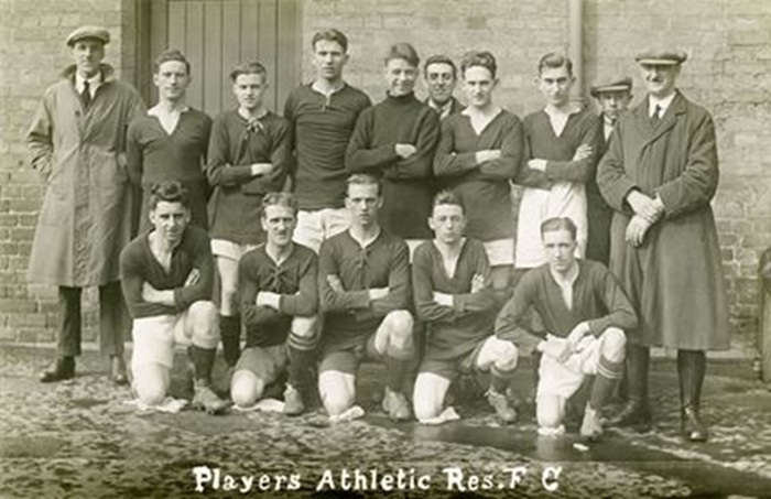 Players-Athletic-1920 Bygones - Notts Football Team Photos 1900-1949